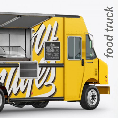 Oklejanie food truck'a